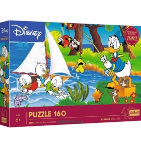 PUZZLE 160 40lecie Trefl-Przygoda nad jezior.40053