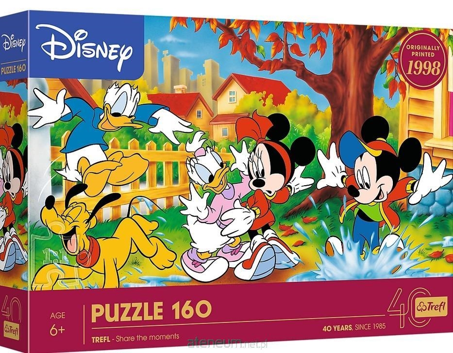 PUZZLE 160 40lecie Trefl-Zabawa w kałużach 40055