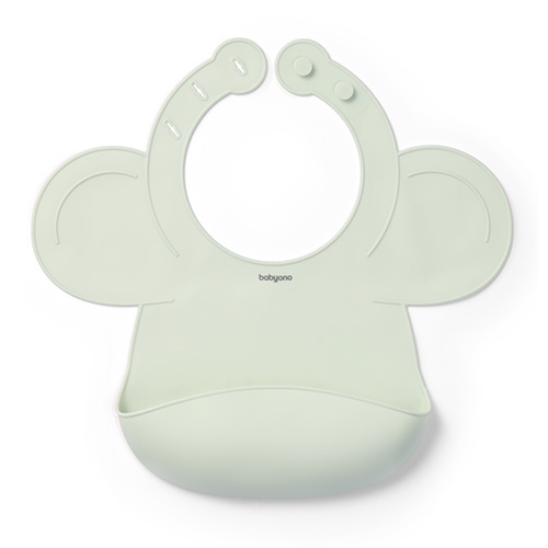 BABYONO ŚLINIAK SILIKON REGULOWANE ZAPIĘCIE 1639/0