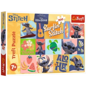 PUZZLE 200 Hawajskie przygody /Disney Stitch 13331