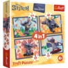 PUZZLE 4w1 Wakacje na Hawajach/Disney Stitch 34666