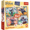 PUZZLE 4w1 Wakacje na Hawajach/Disney Stitch 34666