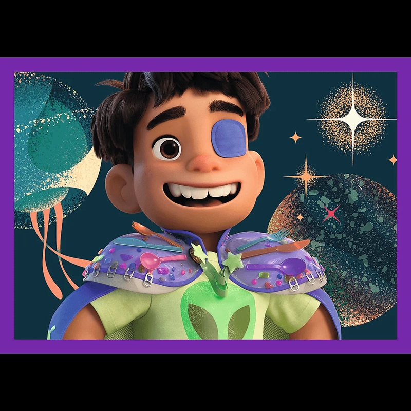 PUZZLE 4w1 Pozaziemskie misje Elio /Disney 34665