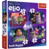 PUZZLE 4w1 Pozaziemskie misje Elio /Disney 34665