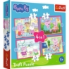 Puzzle 4w1 Peppa uwielbia przygody 34672