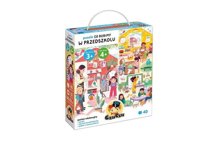 CzuCzu Puzzle Co robimy w przedszkolu 3+ 4+