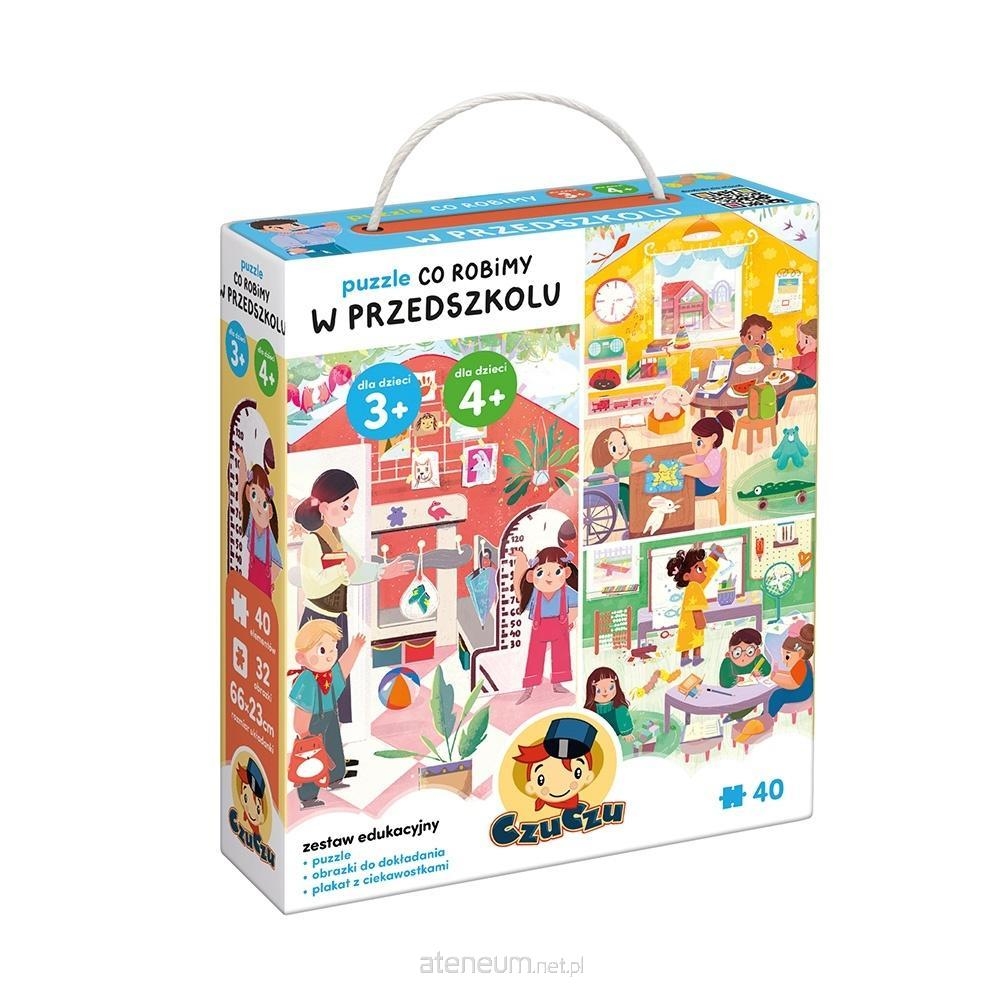 CzuCzu Puzzle Co robimy w przedszkolu 3+ 4+