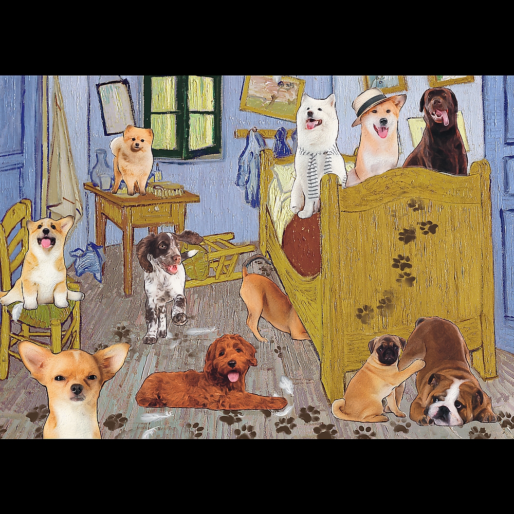 Puzzle 500 Pokój van Gogha Psia Rewolucja 37539