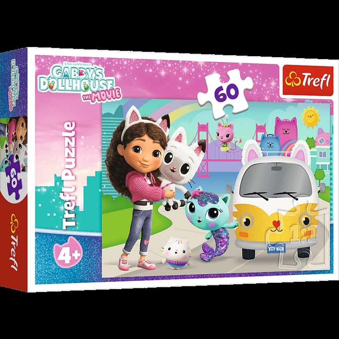 Puzzle 60 Gabby i kocie przygody 17415