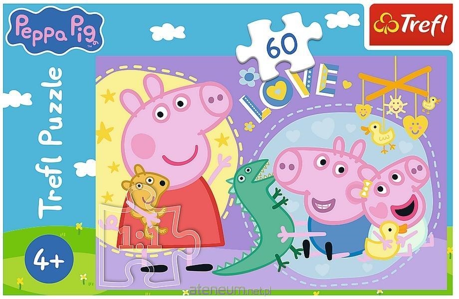 Puzzle 60 Szczęśliwa świnka 17414