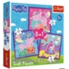 Puzzle 3w1 Zwyczaje świnki Peppy 34893