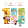 CzuCzu Puzzle Zwierzęta małe i duże 2+