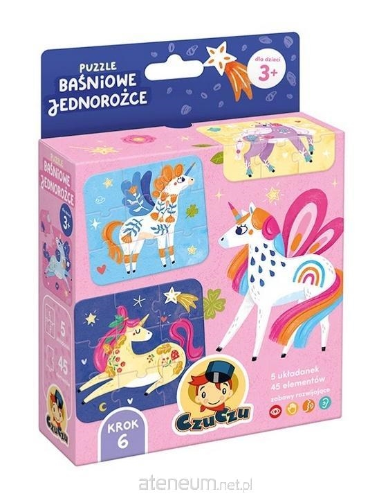 CzuCzu Puzzle Baśniowe Jednorożce 3+