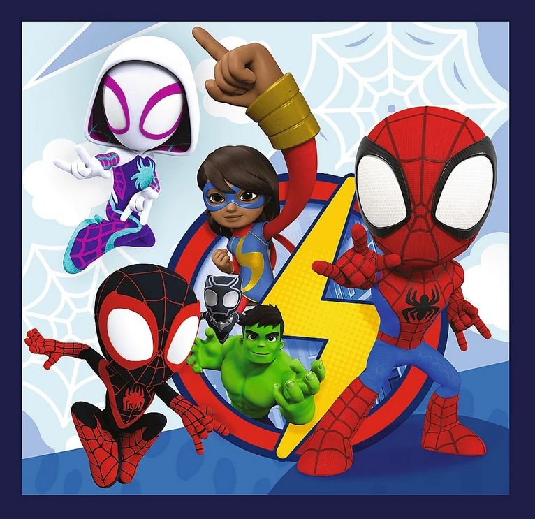 Puzzle 3w1 Pająki i dinozaury 34892