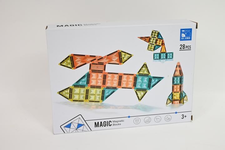 Klocki magnetyczne 28el. 013257 95830