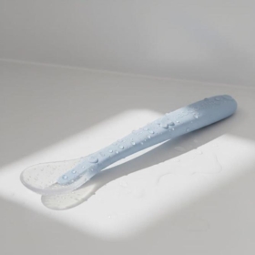 2452 ŁYŻECZKA SILIKONOWA NIEBIESKA BL245