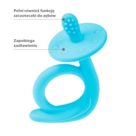 AKUKU GRYZAK SILIKONOWY SLIMAK NIEB
