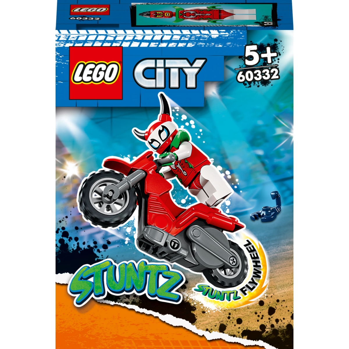 60332 LEGO CITY 5+ Motocykl kask.braw.skorp
