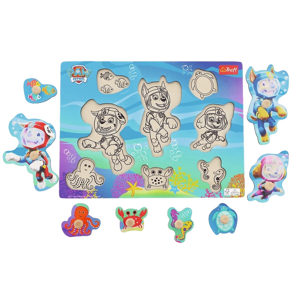TREFL - PUZZLE DREWNIANE - PSI PATROL 2 - 61631