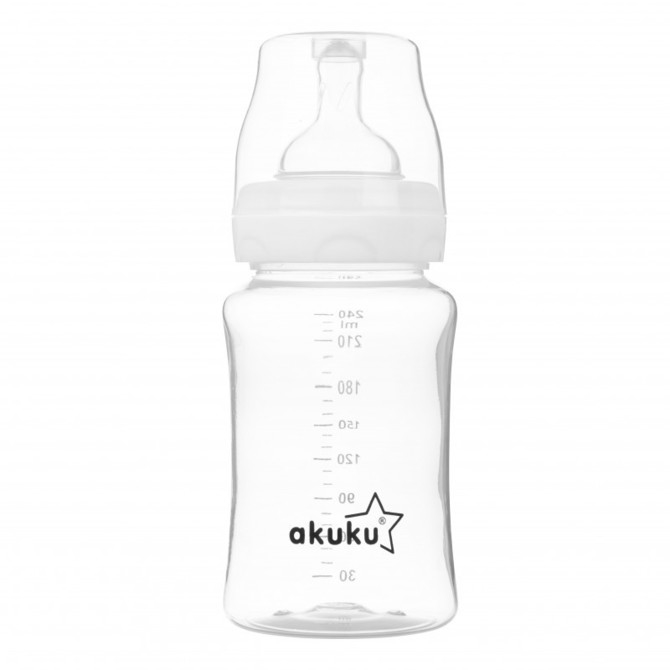 AKUKU - BUTELKA DO KARMIENIA 240ml - 0M+ - A0107