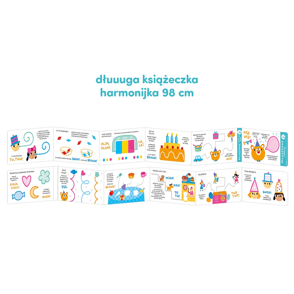 CZUCZU KSIĄŻECZKA EDUK PALUSZKOWE ZABAWY 2+