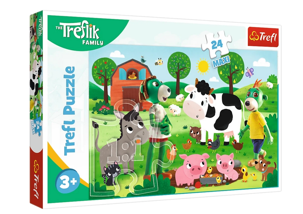 Puzzle 24 Maxi Rodzina Treflików 14361