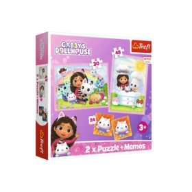 Puzzle - 2w1+memos - Gabi z Kocim Przyjacielem- Un