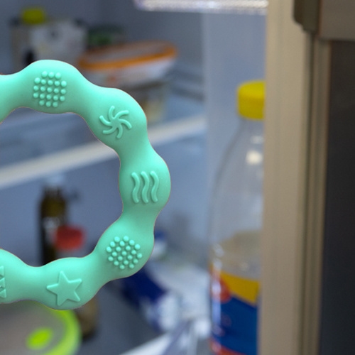 BABY ONO GRYZAK SILIKONOWY RING MIĘTOWY