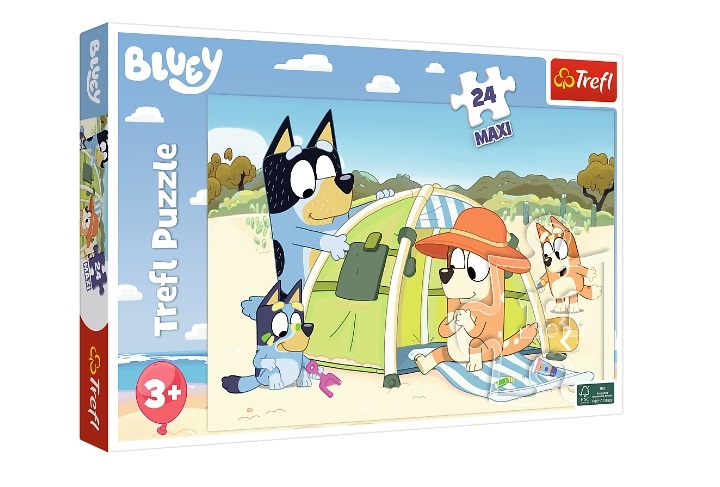 Puzzle - 24 Maxi - Wspaniały dzień Bluey 14357