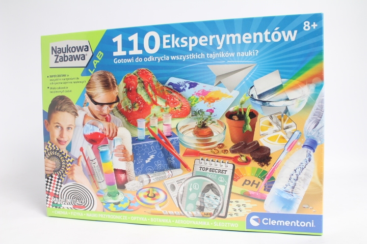 Naukowa Zabawa 110 Eksperymentów Clementoni 50720