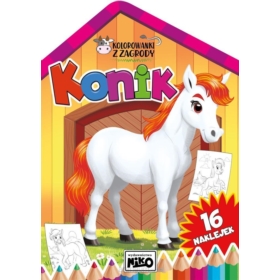 KSIĄŻECZKA KONIK+NAKLEJKI