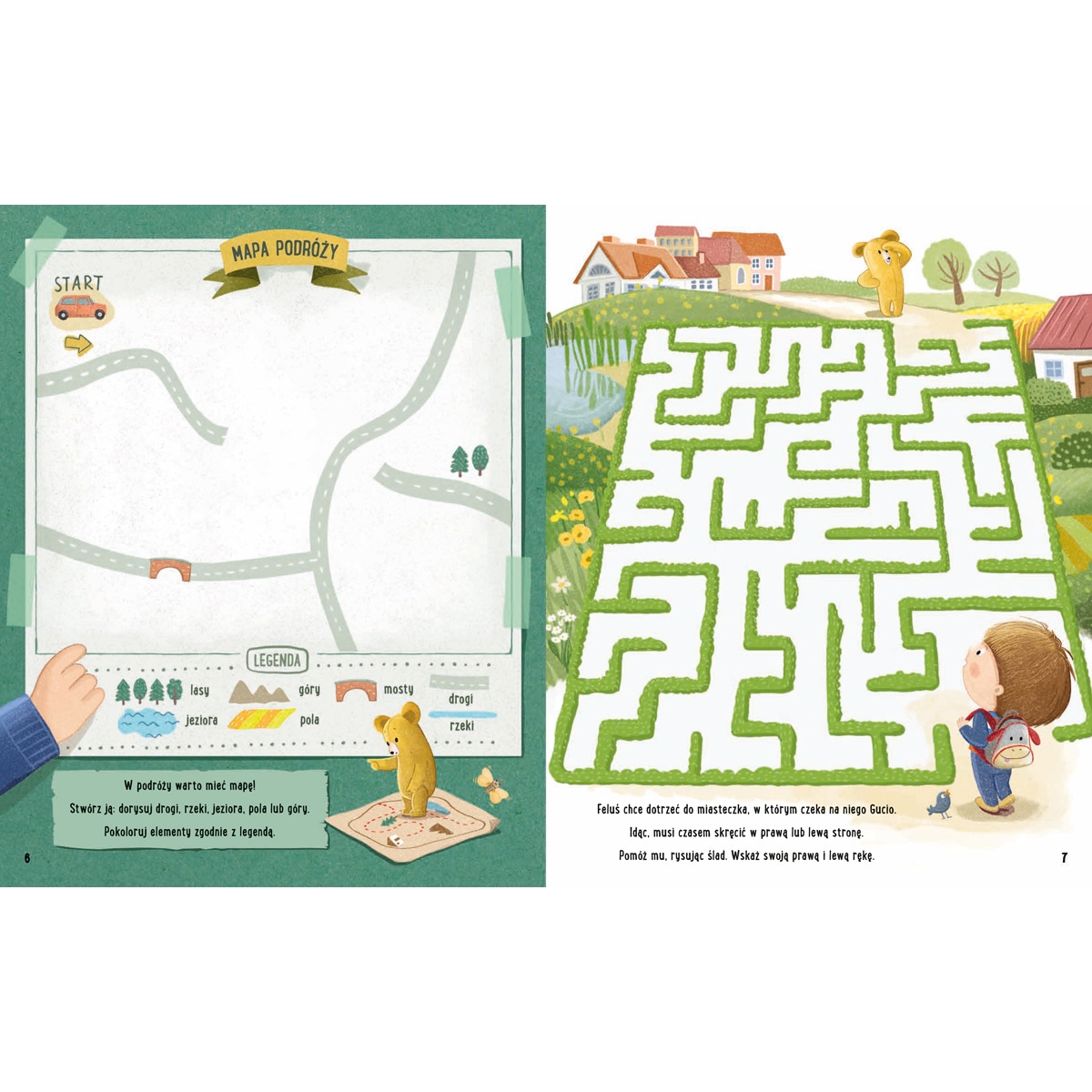 PUCIO ZABAWY Z FELUSIEM I GUCIEM W PODROŻY