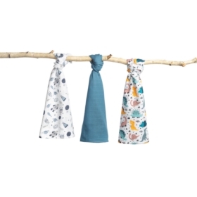 SENSILO PIELUCHY MUŚLINOWE NEBIESKIE 3PAK