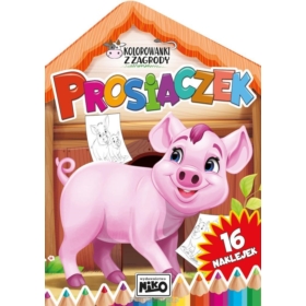 KSIĄŻECZKA PROSIACZEK+NAKLEJKI