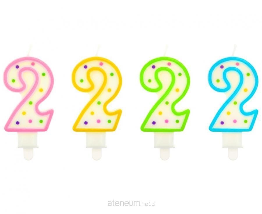 ŚWIECZKA 2 Z KROPECZKAMI