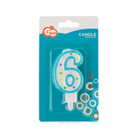 ŚWIECZKA 6 W KROPKI