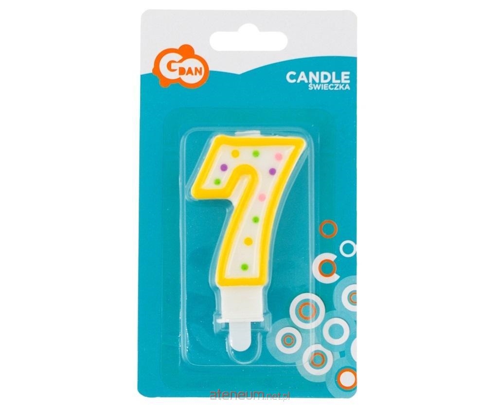 ŚWIECZKA 7 W KROPKI