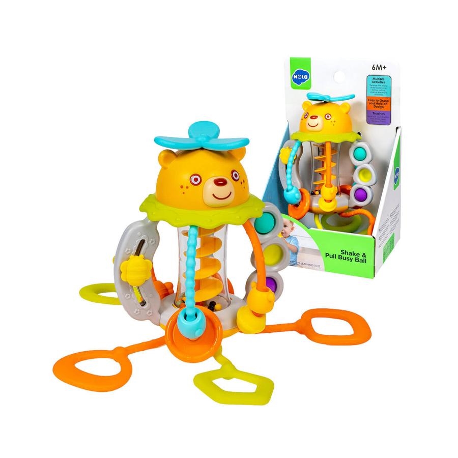 SHAKE & PULL BUSY BALL GRZECHOTKA MIŚ