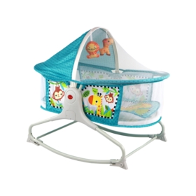 Wielofunkcyjne Łóżeczko Bujaczek 2w1 Mata Dziecięc