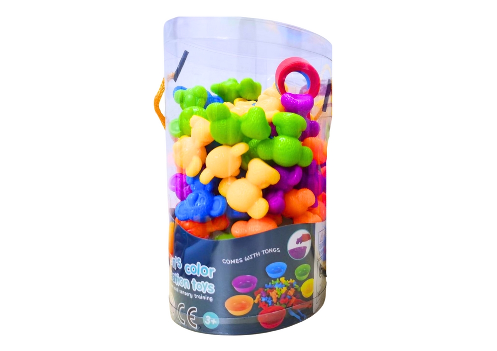 Zabawka Do Sortowania Kolorów Zwierzęta Miś Żaba 3