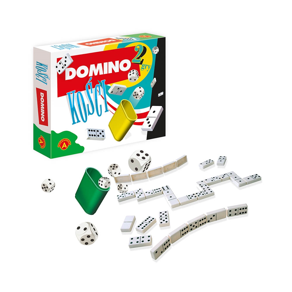 2 gry Domino + Kości 13856