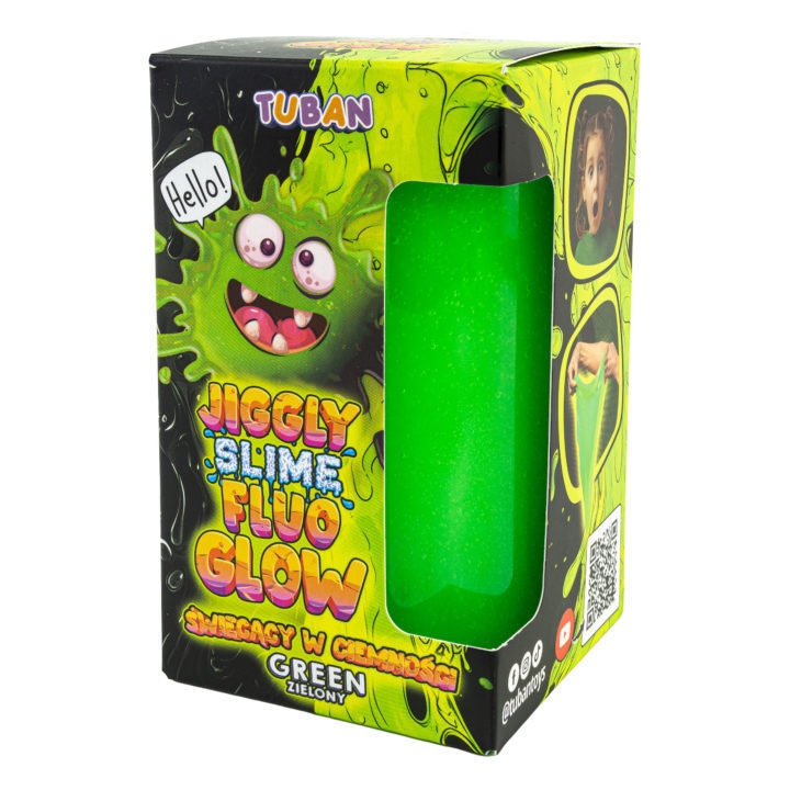 TUBAN JigglySlime FluoGlow zielony TU3823 38236