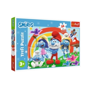 PUZZLE MAXI 24 Smerfny dzień/The Smurfs 14374
