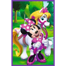 PUZZLE 3x80 Minnie i przyjaciele /Disney 34889