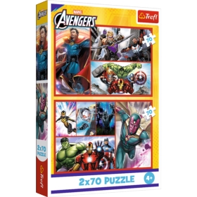 PUZZLE 2x70 Zostań bohaterem / Marvel 34439