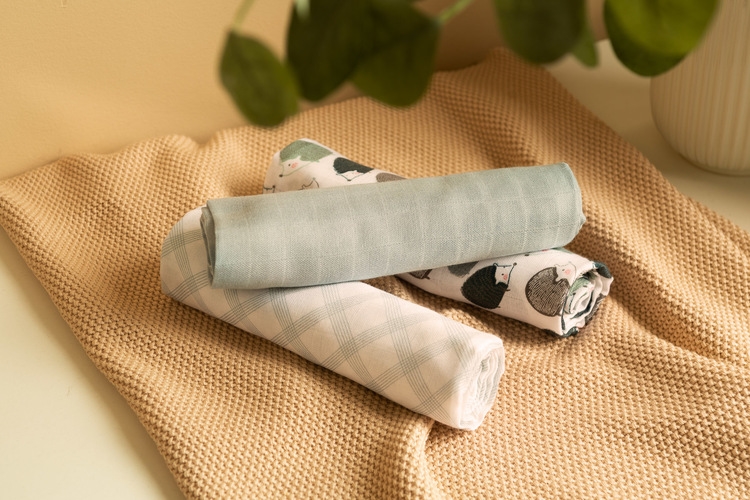 SENSILLO PIELUCHA BAMBUSOWA JEŻYK 3 SZT