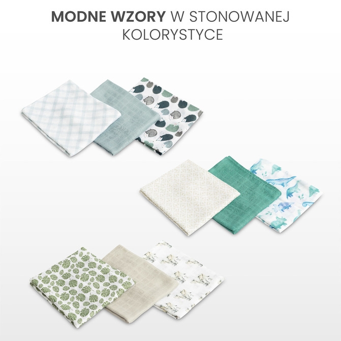 SENSILLO PIELUCHA BAMBUSOWA JEŻYK 3 SZT