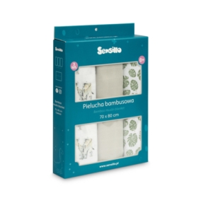 SENSILLO PIELUCHA BAMBUSOWA SŁONIK 3 SZT