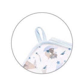 BABYONO OLRYCIE KAPIELOWE NIEBIESKIE 100X100