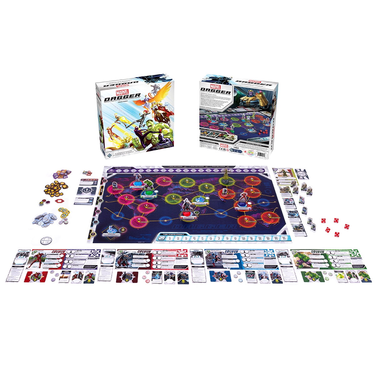 Rebel gra Dagger Marvel Ratuj ziemię 21648